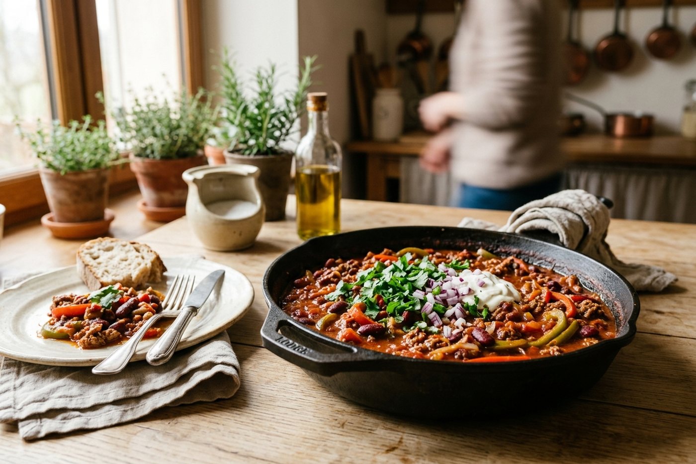 Chili de haricots rouges au bœuf